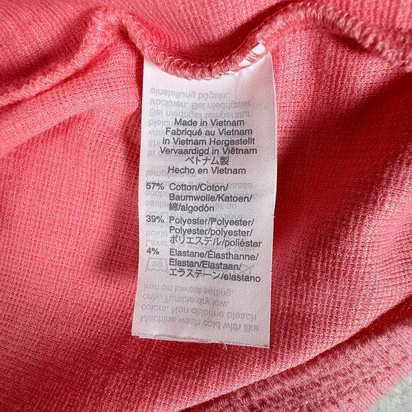 J Crew Size XL Pink V NeckTie Front Textured Stretch Boho Modern Bohemian Casual - Picture 4 of 7